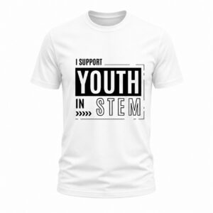 I Support Youth in STEM (White/Black)
